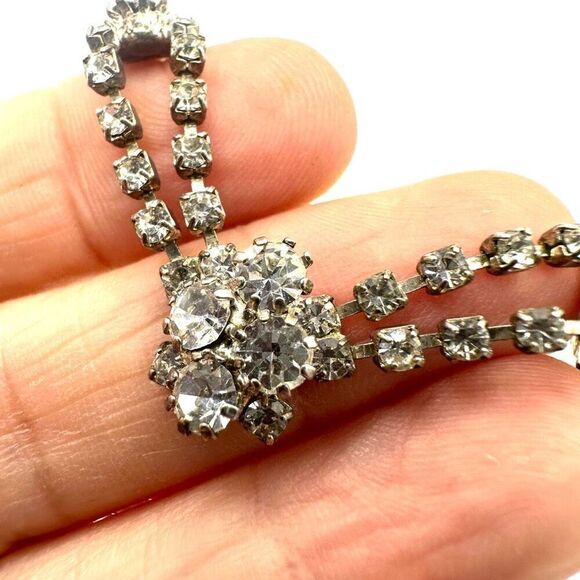 Rhinestone necklace - Picture 9 of 10